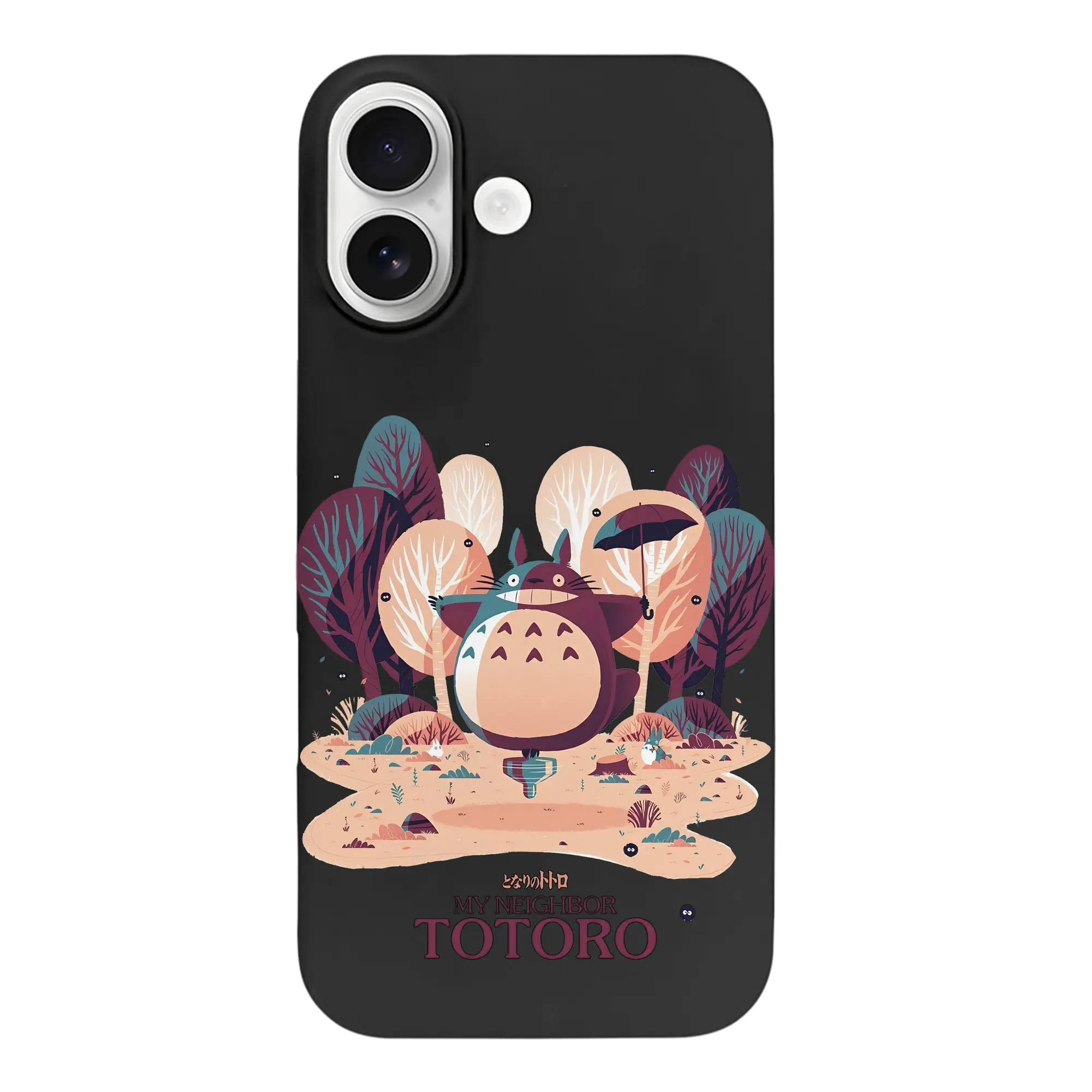 となりのトトロ グッズ トトロ - iPhone 17 シリーズ シリコンケース 薄型 耐衝撃 指紋防止 ソフトタッチカバー 精密フィット 傷防止 保護ケース iPhone 17/17 Air/17 Pro/17 Pro Max 対応